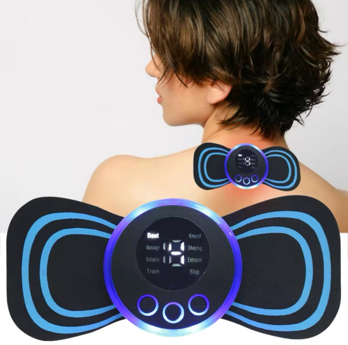 Mini electric body massage machine