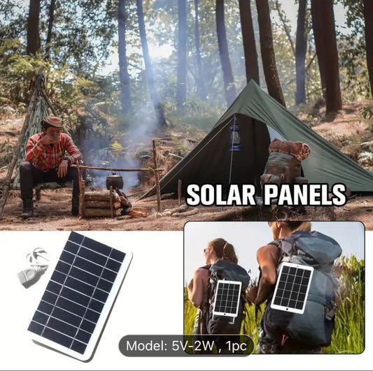 Portable Solar Panel Charger with USB